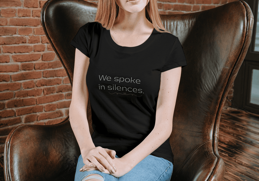 Plainora Motion Tee — “We spoke in silences.”