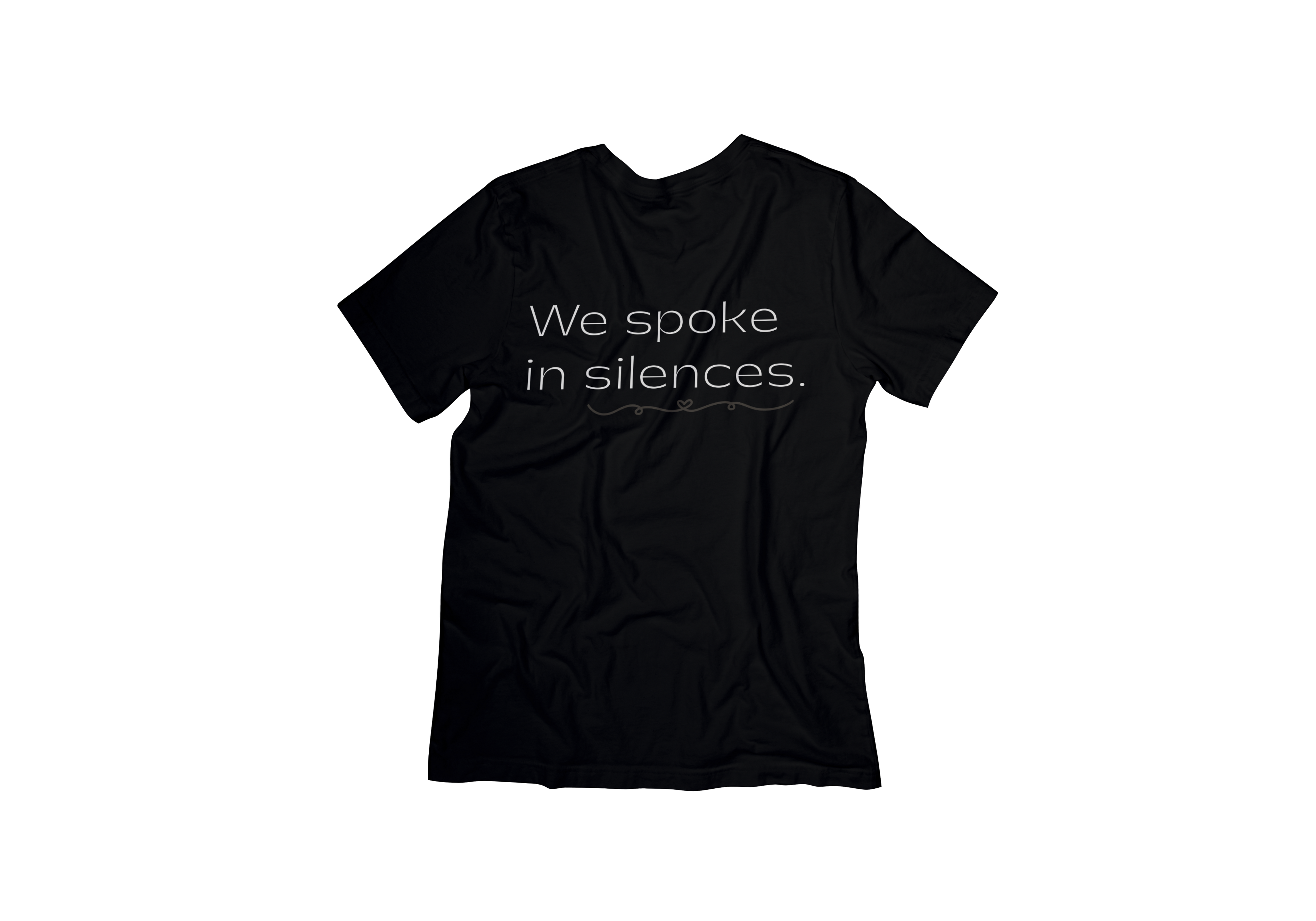 Plainora Motion Tee — “We spoke in silences.”
