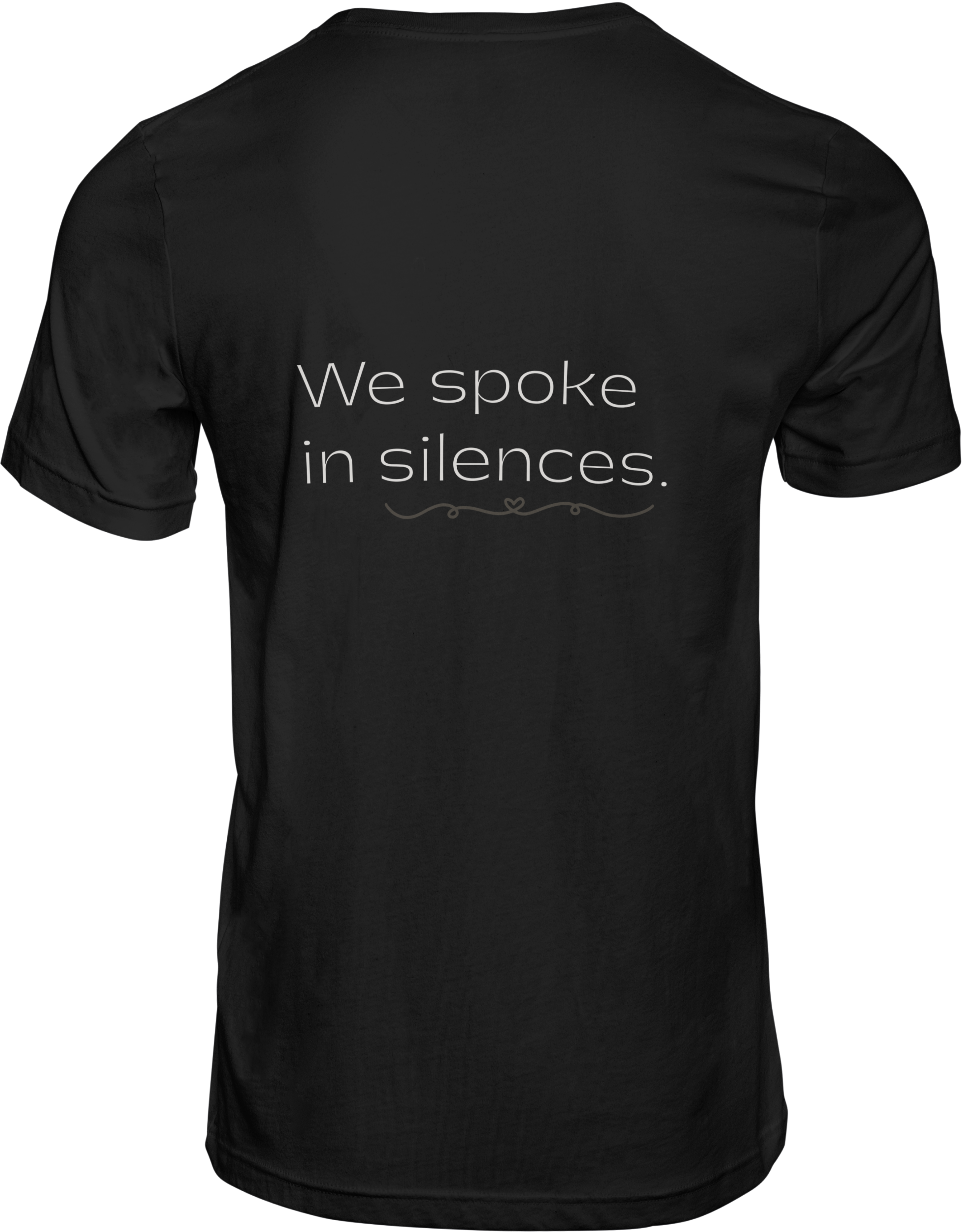 Plainora Motion Tee — “We spoke in silences.”